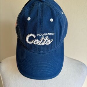 Men’s NWOT Blue Reebok Indianapolis Colts Athletic Sporty Casual Tuckstrap Hat